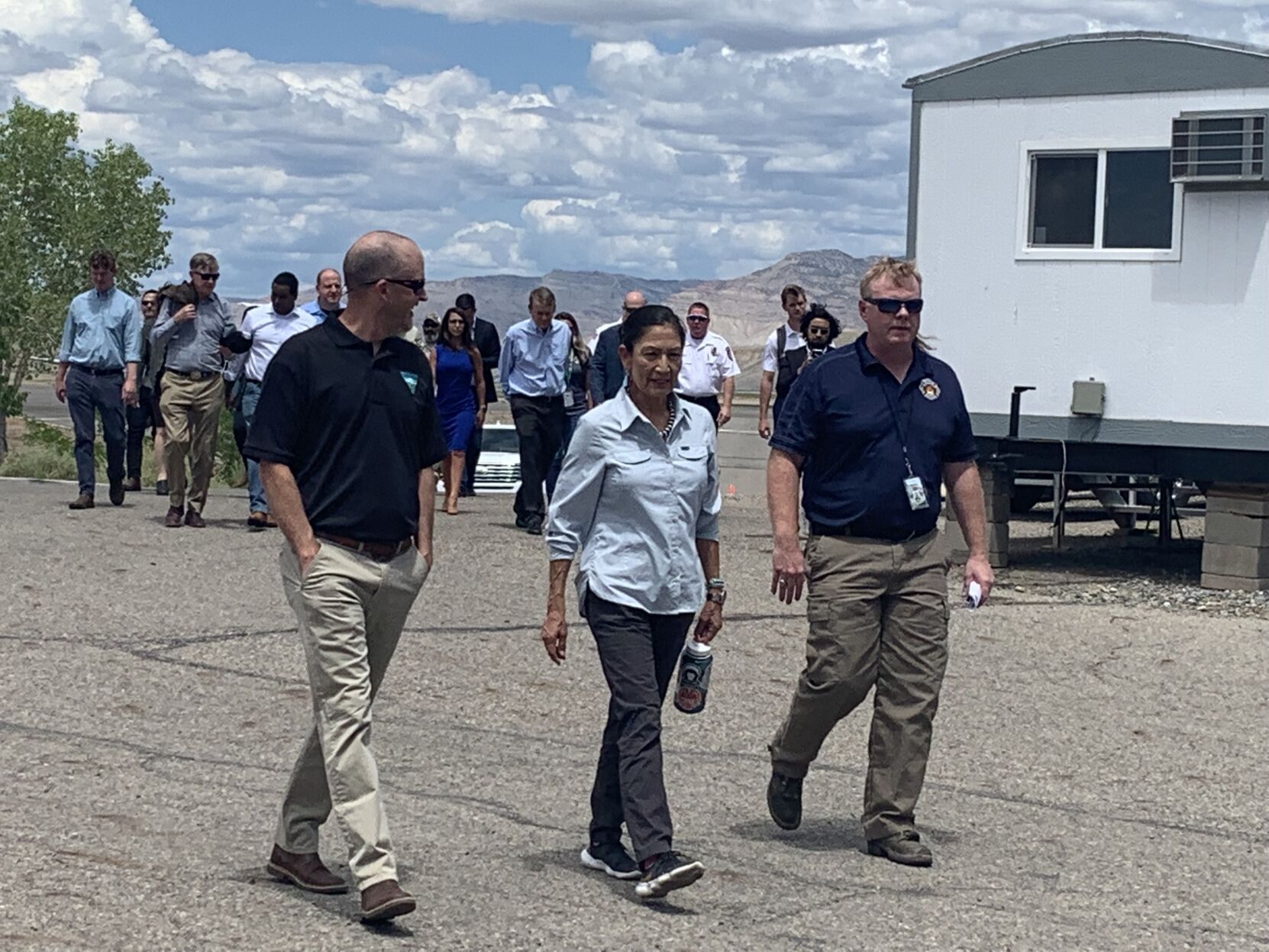 Haaland walking